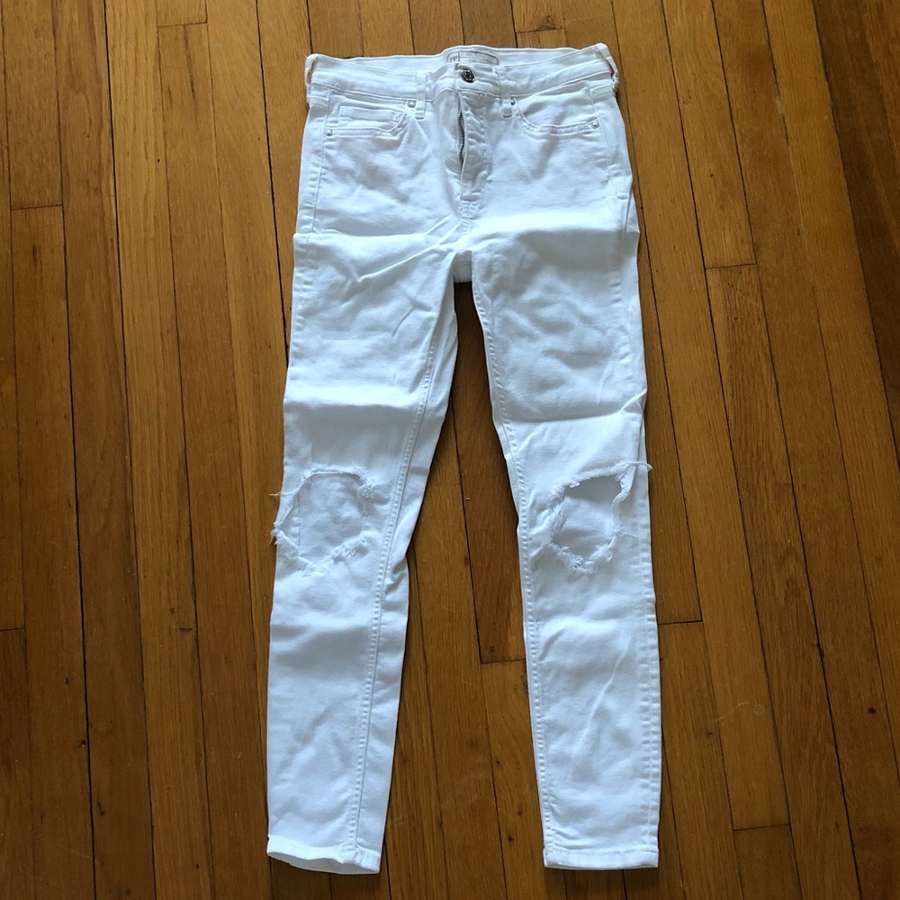 Free people white jeans
